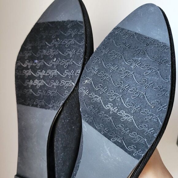 NEW WITHOUT BOX SOFT STYLE HUSH PUPPIES SHIMMER POINTY FLATS SIZE 9.5 WOMENS - Picture 15 of 16
